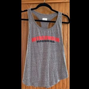 Gray Wisconsin Badgers Tank